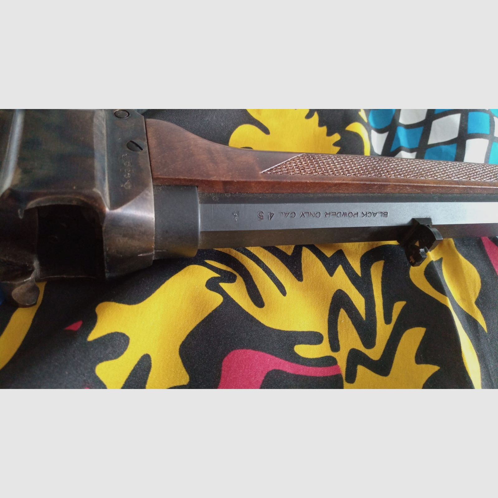 Pedersoli Perkussions-Hinterladergewehr Sharps Mod. 1859 Sniper 30" Kal.45/70 Perk. Länge: ca. 118cm Lauflänge: ca. 74,5cm, Gewicht: ca. 4,5kg