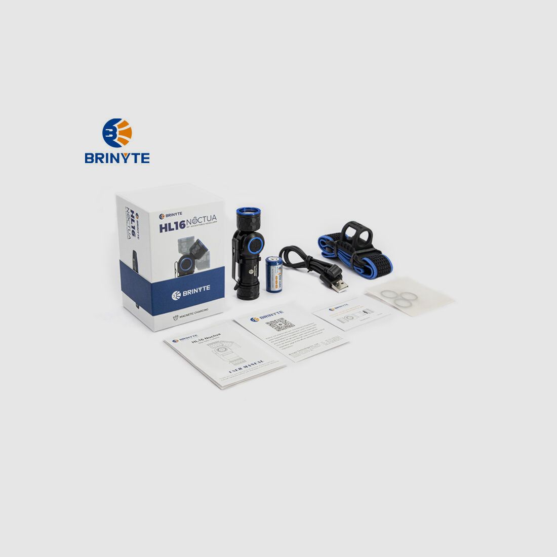 Brinyte HL16 Noctua Latarka Czołowa Białe Światło