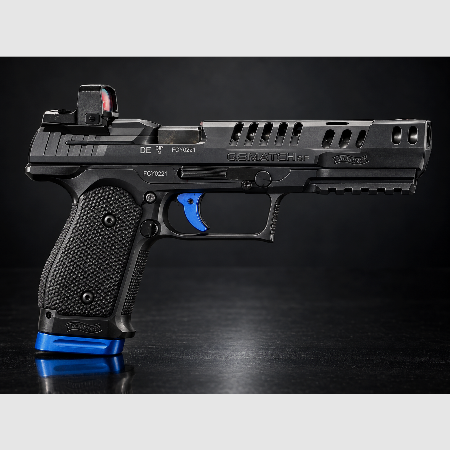 Walther Q5 Match Steel Frame 9mm | Vector Optics Red Dot | Zubehörpaket, Bild 3 von 5