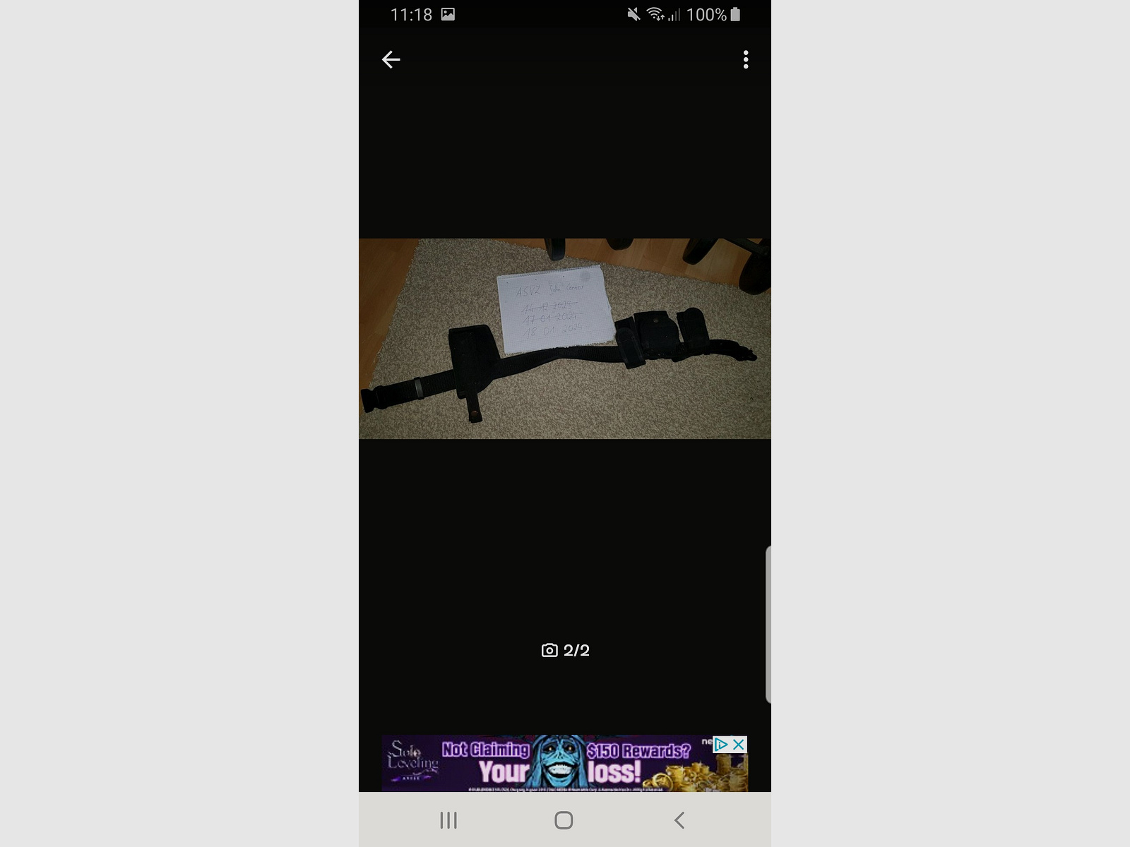 Gürtel Holster für P8 oder ähnliche Waffen 