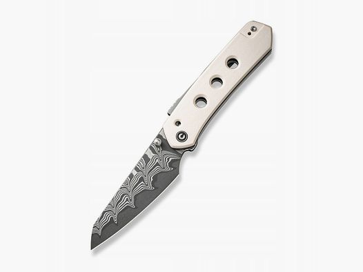 Civivi Vision FG Folding Knife Damascus Ivory G10 C22036-DS1