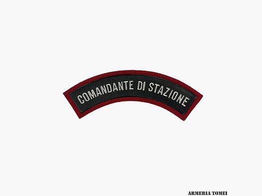 PATCH – CARABINIERI COMANDANTE DE ESTACIÓN (UNIFORME DE INVIERNO) LAMINADO
