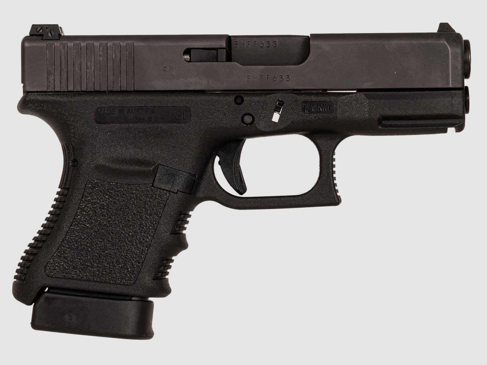 Glock 30 S Koffer, Ladehilfe, 2. Magazin, Bedienungsanleitung .45Auto