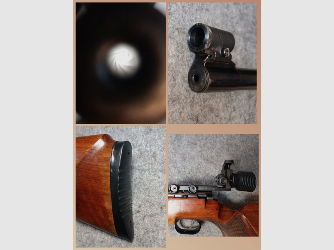 Anschütz Mod. 54 Match met diopter houten kolf