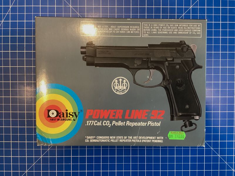 Luftpistole CO2 Daisy Powerline 92 Beretta- Lupi defekt