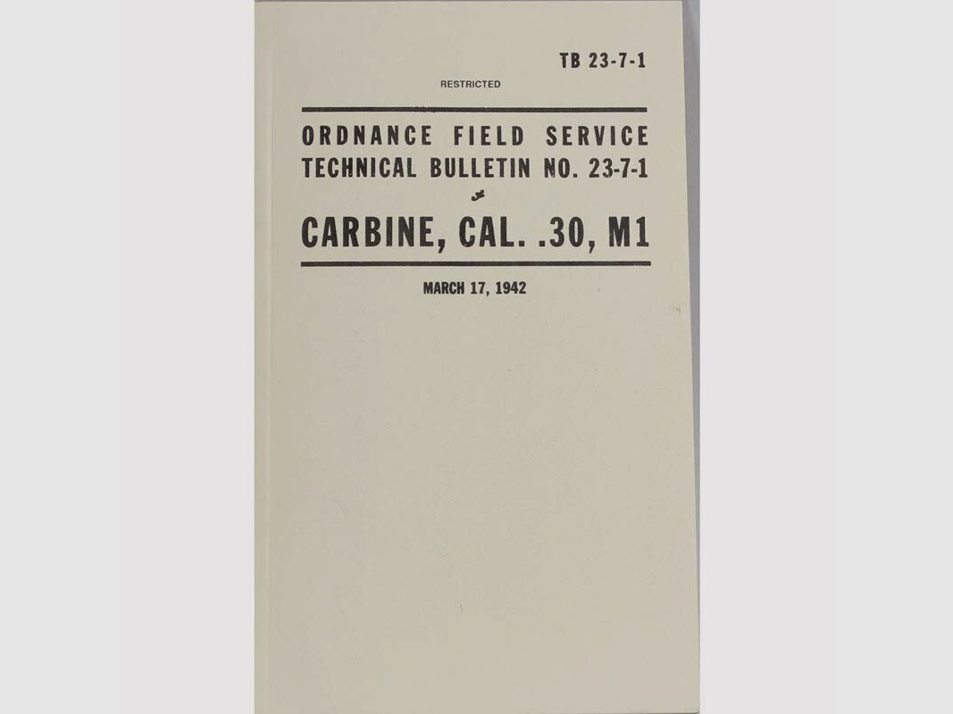 Weapon Accessories Handbook US Carbine 30M1