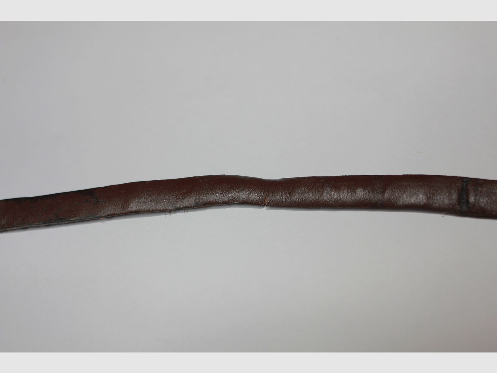 Leder-Frosch und Faustriemen defekt  // AK 6h3 Bajonett Rumänien