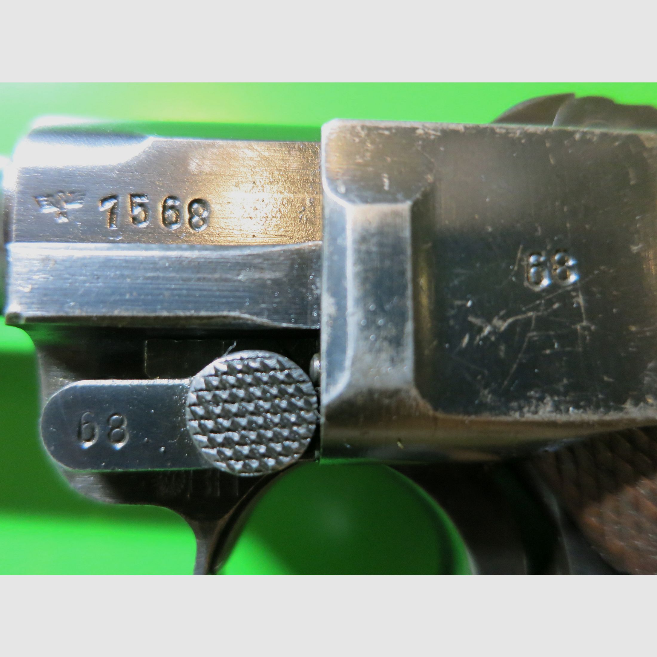 Mauser, Pistole 08, P08, 9 mm Luger, ÖBH, nummerngleich     #46-
