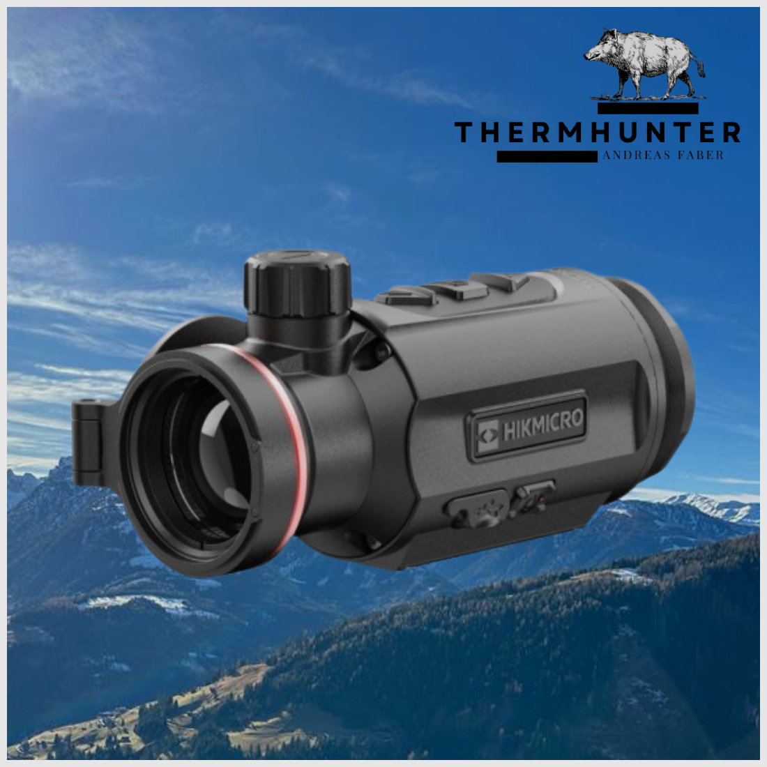Hikmicro Clip-On Thunder TH35C 3.0 complete set with adapter -NEW-, image 1 of 5