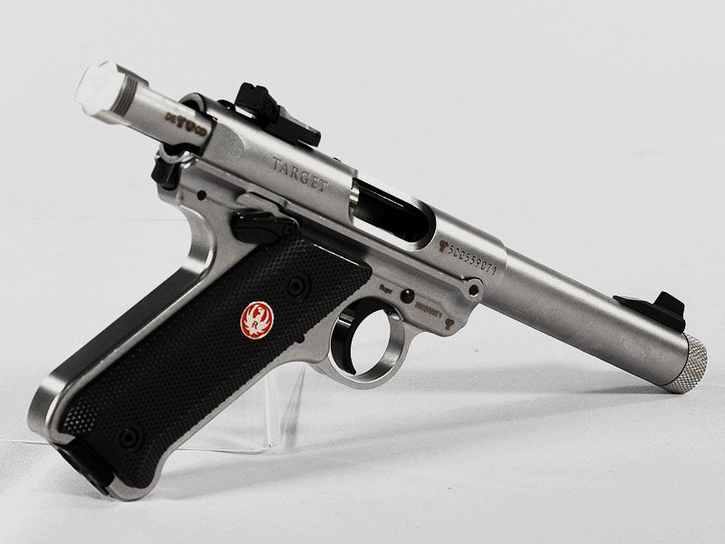 RUGER Mark IV Target 5,5", Inossidabile con Filettatura