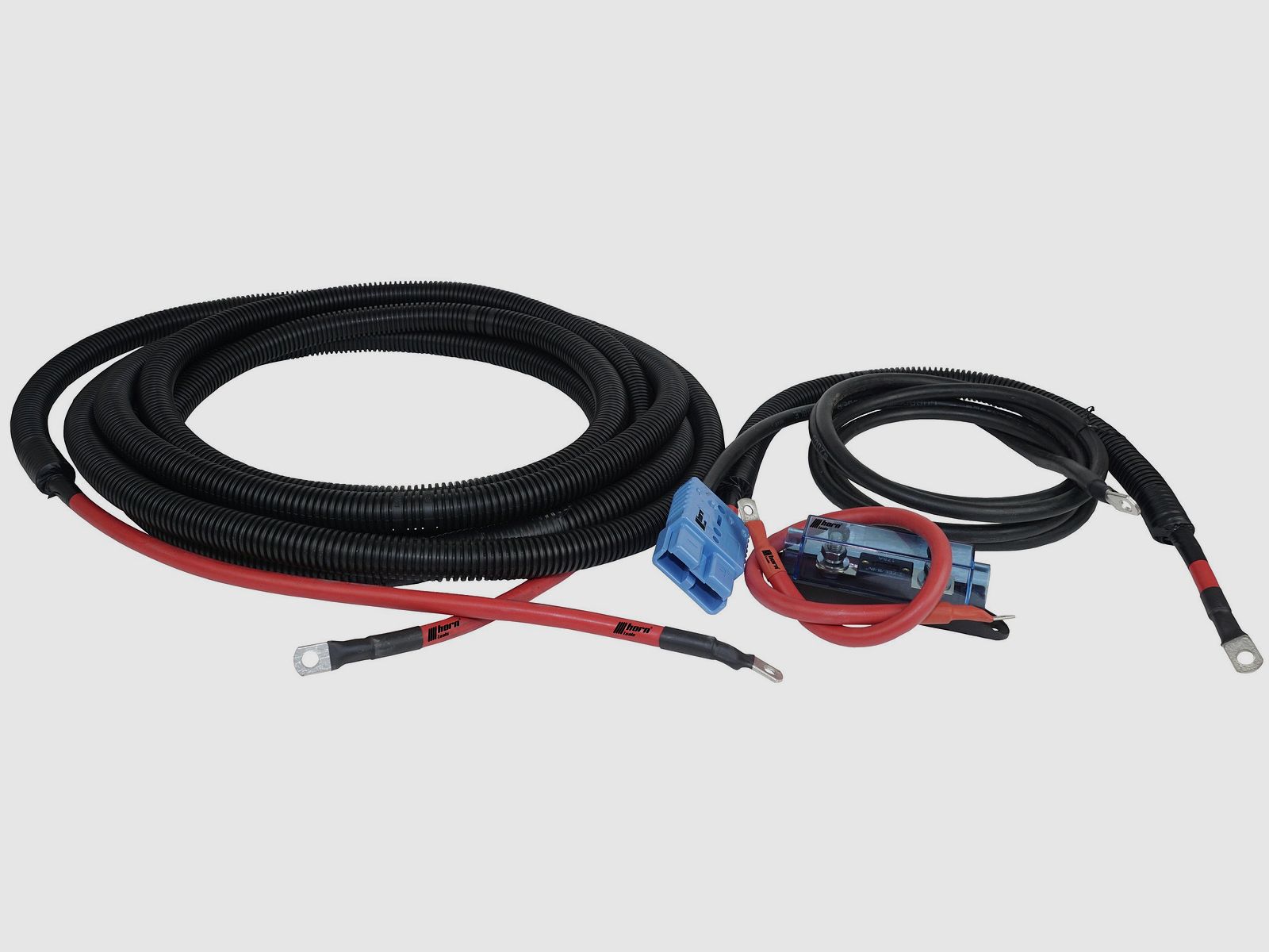 Wiring harness for winches, fixed installation