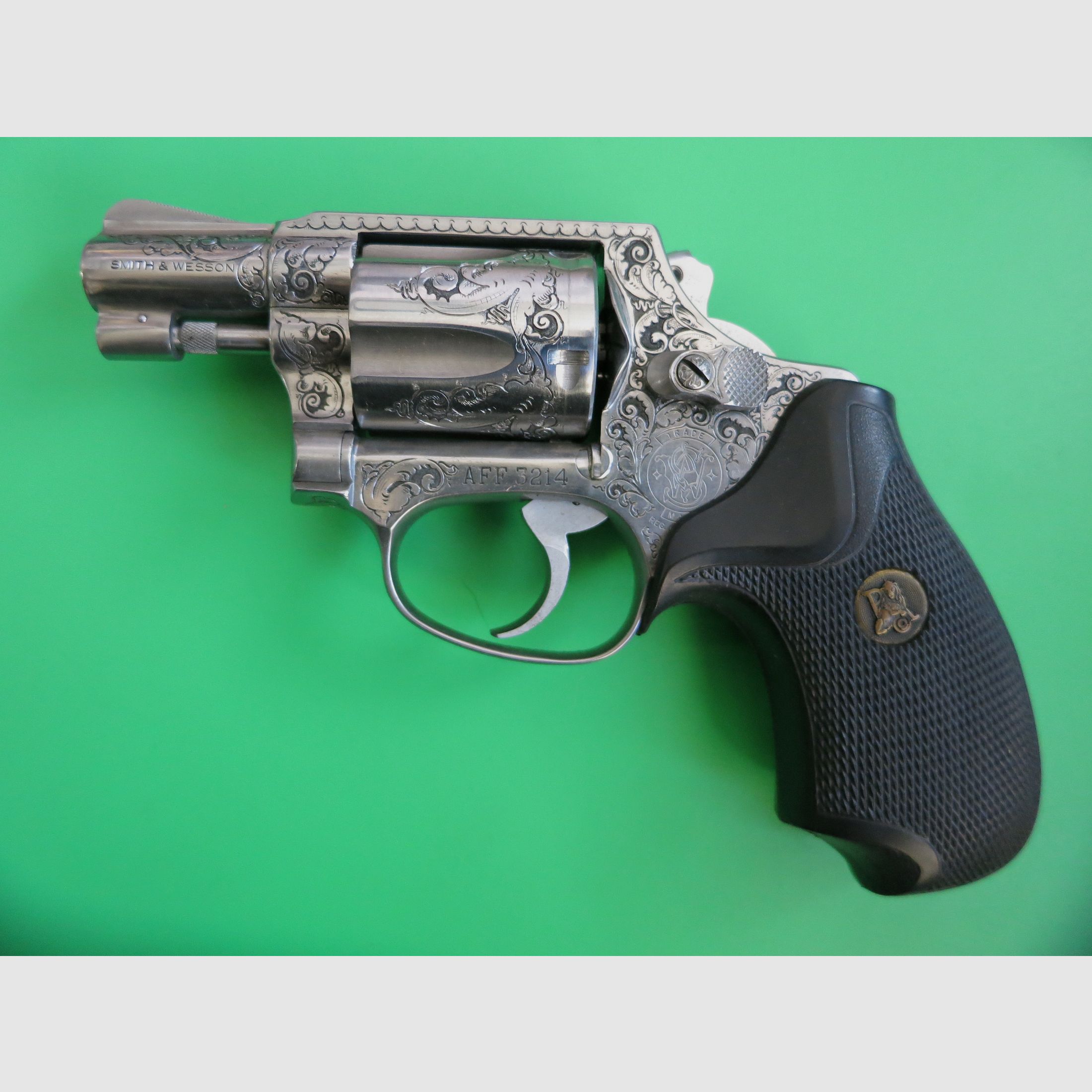 Revolver Smith&Wesson Mod. 60, .38 S&W Special, 2" Lauf, Edelstahl, Combat-Waffen Oschatz   #92