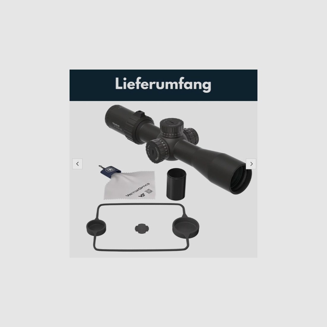 Vector Optics SCFF-50 Taurus Zielfernrohr 4-16x44 HD MOA - Montage für 21mm Picatinny/Weaver
