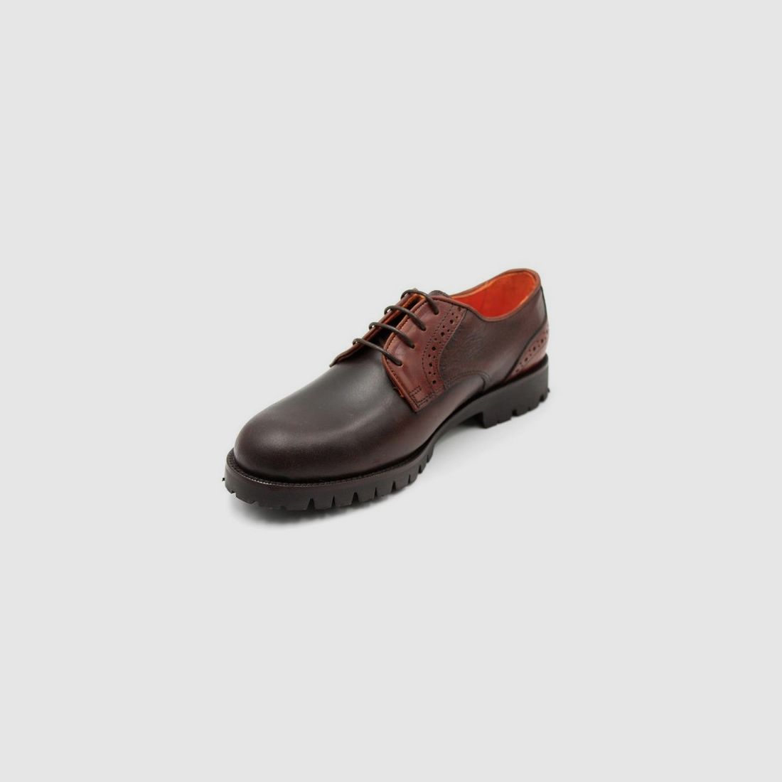 Scarpa in Pelle Modello 7000 Camoscio Marrone, immagine 3 di 4