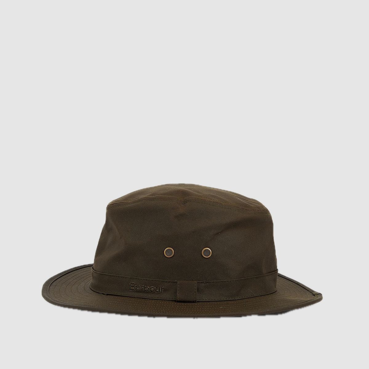 BARBOUR Dawson Wax Safari Hat Olive