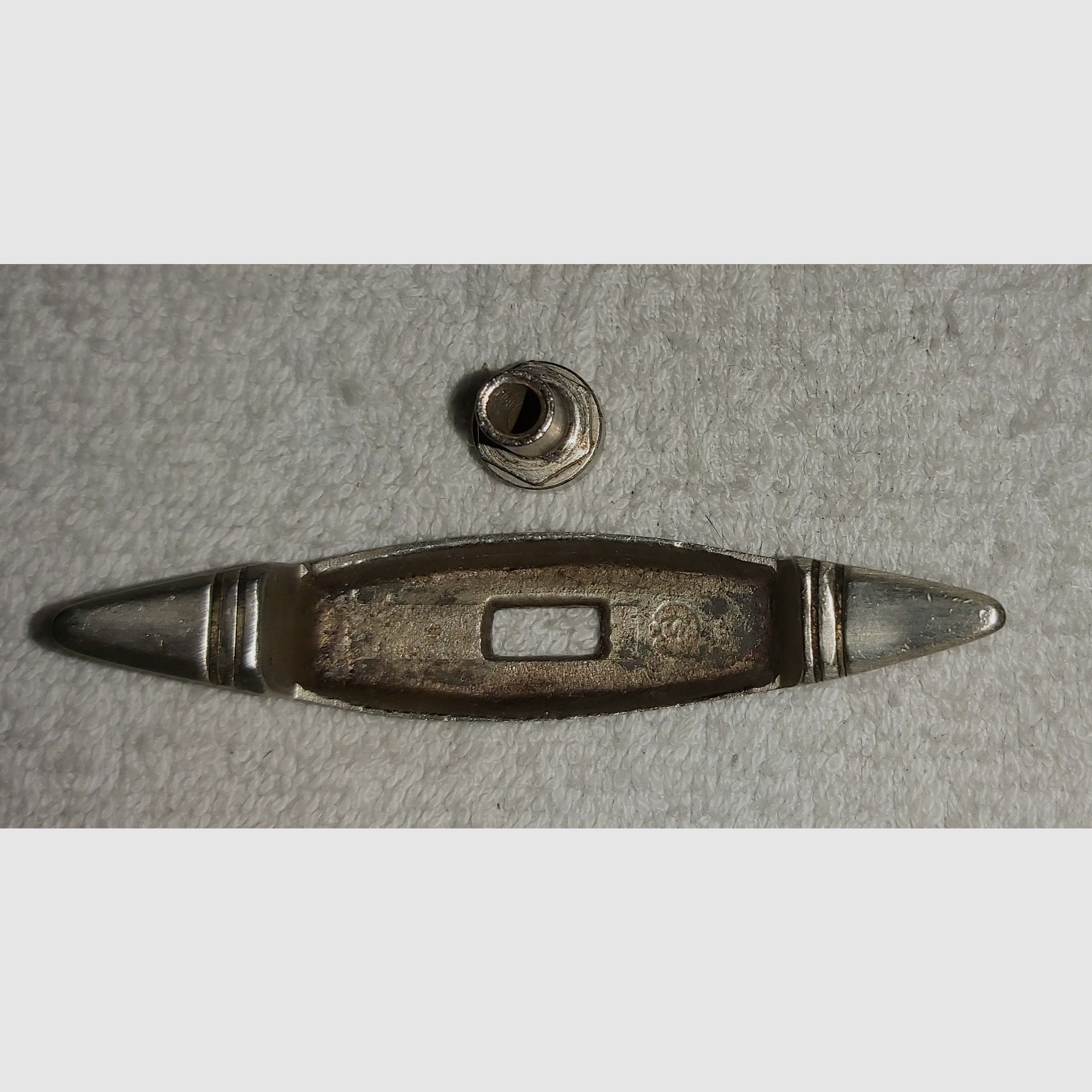 2 WK original lower crossguard and head screw for SA or SS service dagger