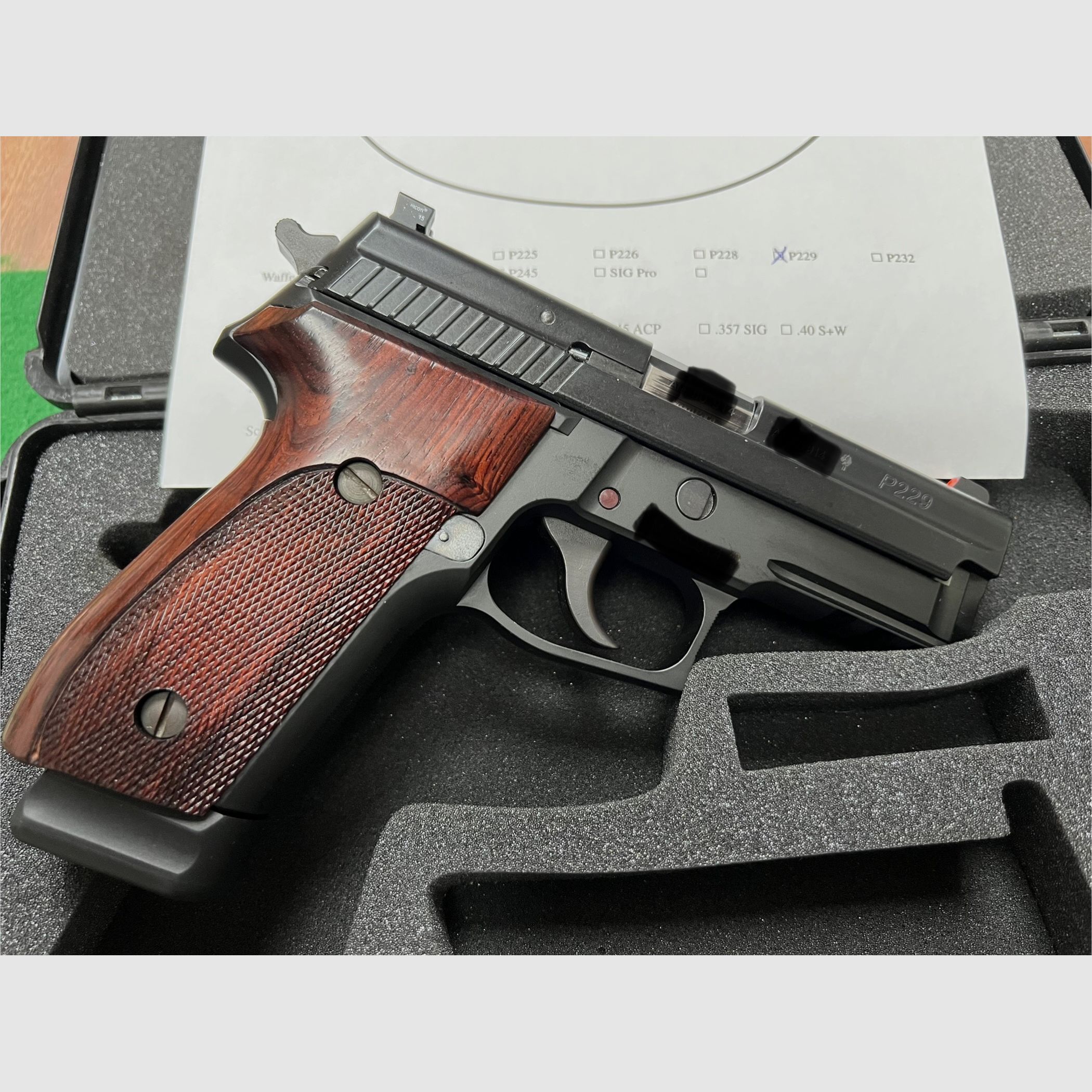 Sig Sauer P229 9x19mm inkl. Zubehör