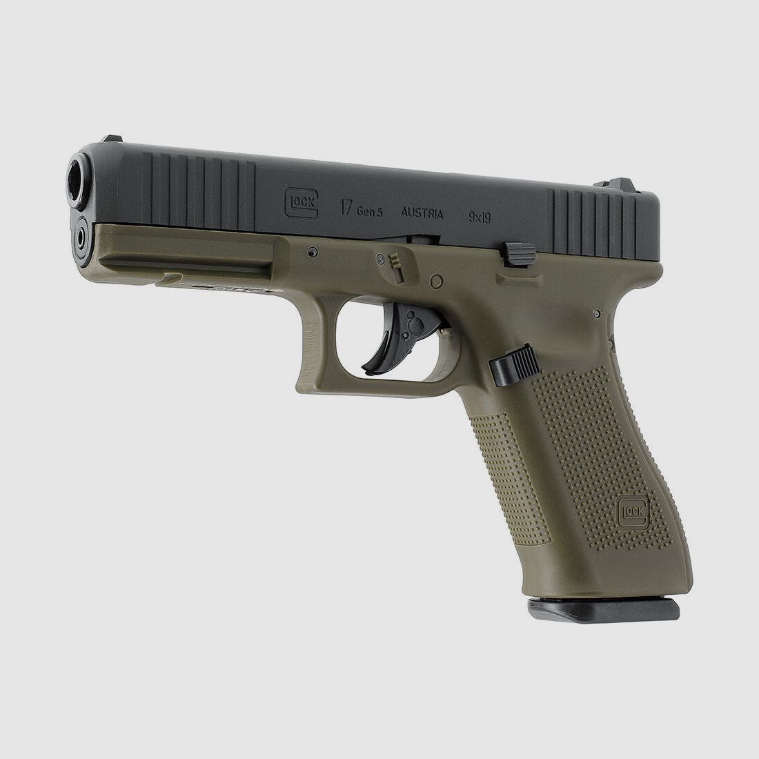 Glock 17 Gen5 Co2 Pistole Blowback 4,5mm Battlefield Green