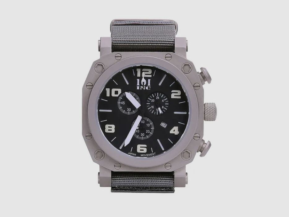 Uhr Special Ops von 101 INC mit Nylonband und Koffer