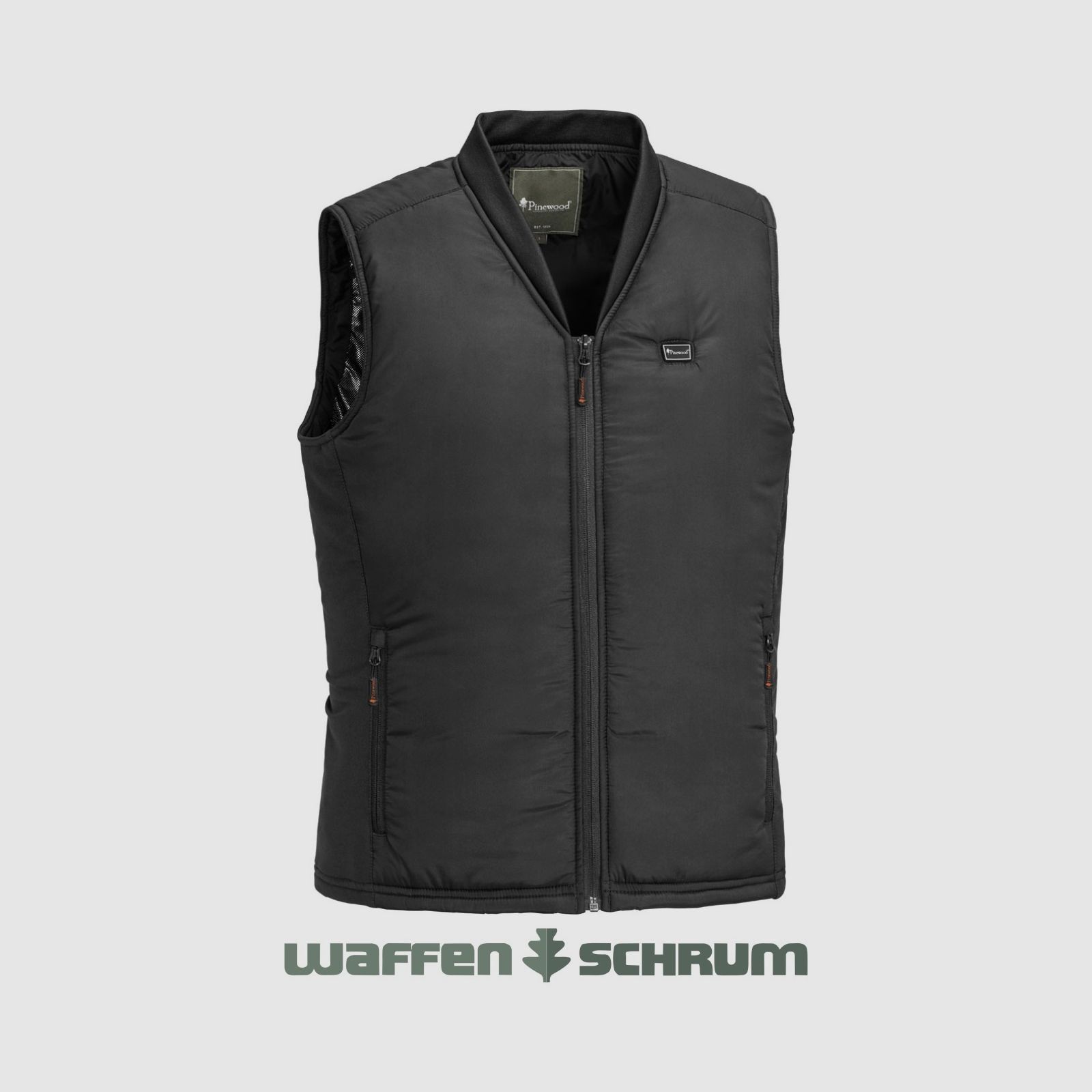 Pinewood Heizweste Ultra Body Black/Grey