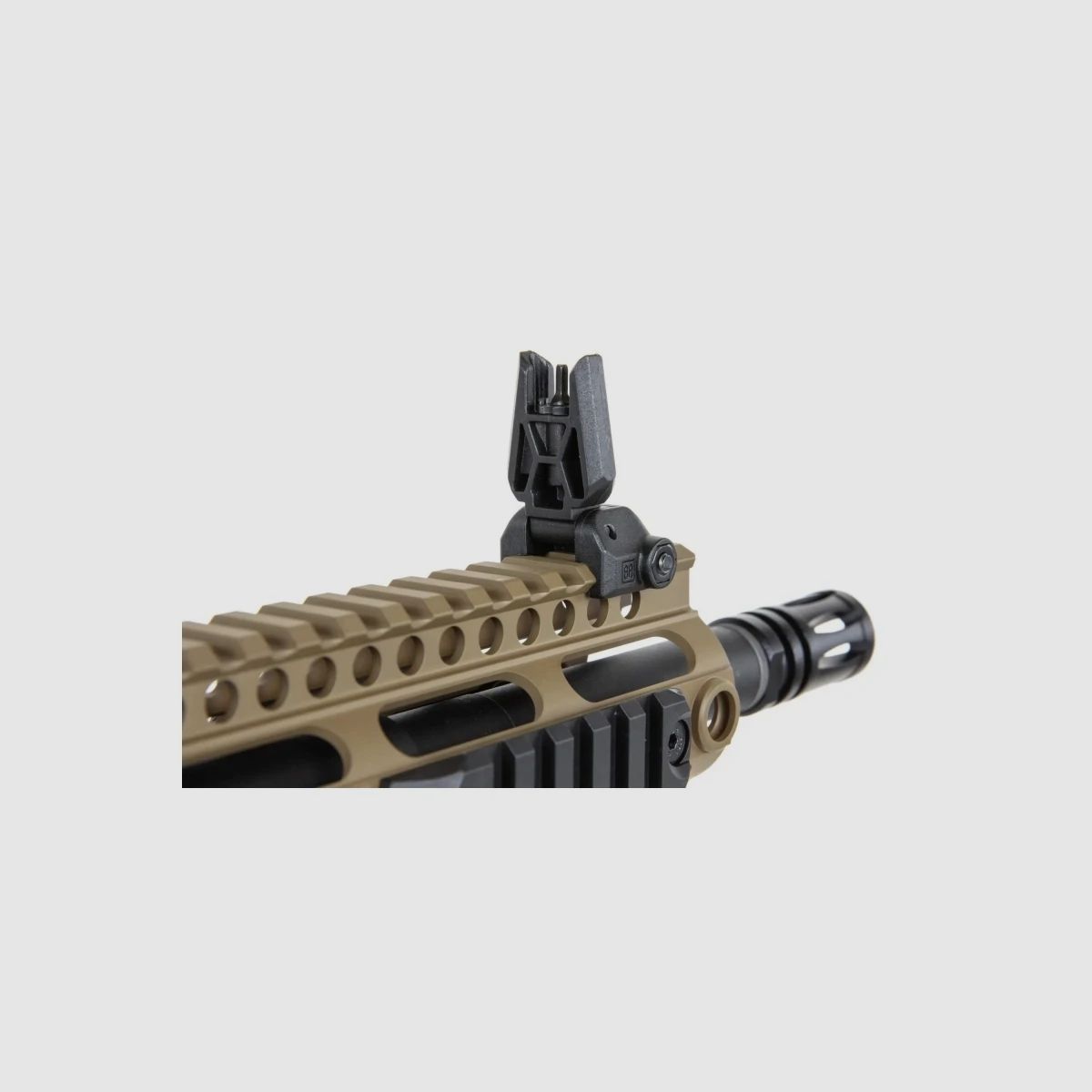 SA M4 Carbine M-LOK (SA-P20 PRIME™ Aster II ETU BLDC™) Rifle Airsoft Libre a partir de 18 - Negro/Tan -F-