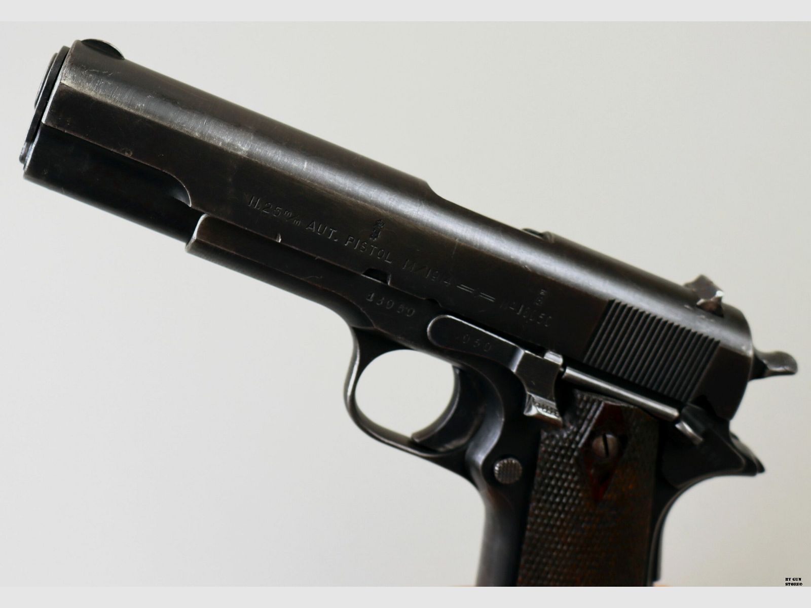 Pistole Kongsberg Vaapenfabrikk mod. AUTOMATISK PISTOLE M/1914 Kal. 45 Acp Matr. 18050, Bild 6 von 15