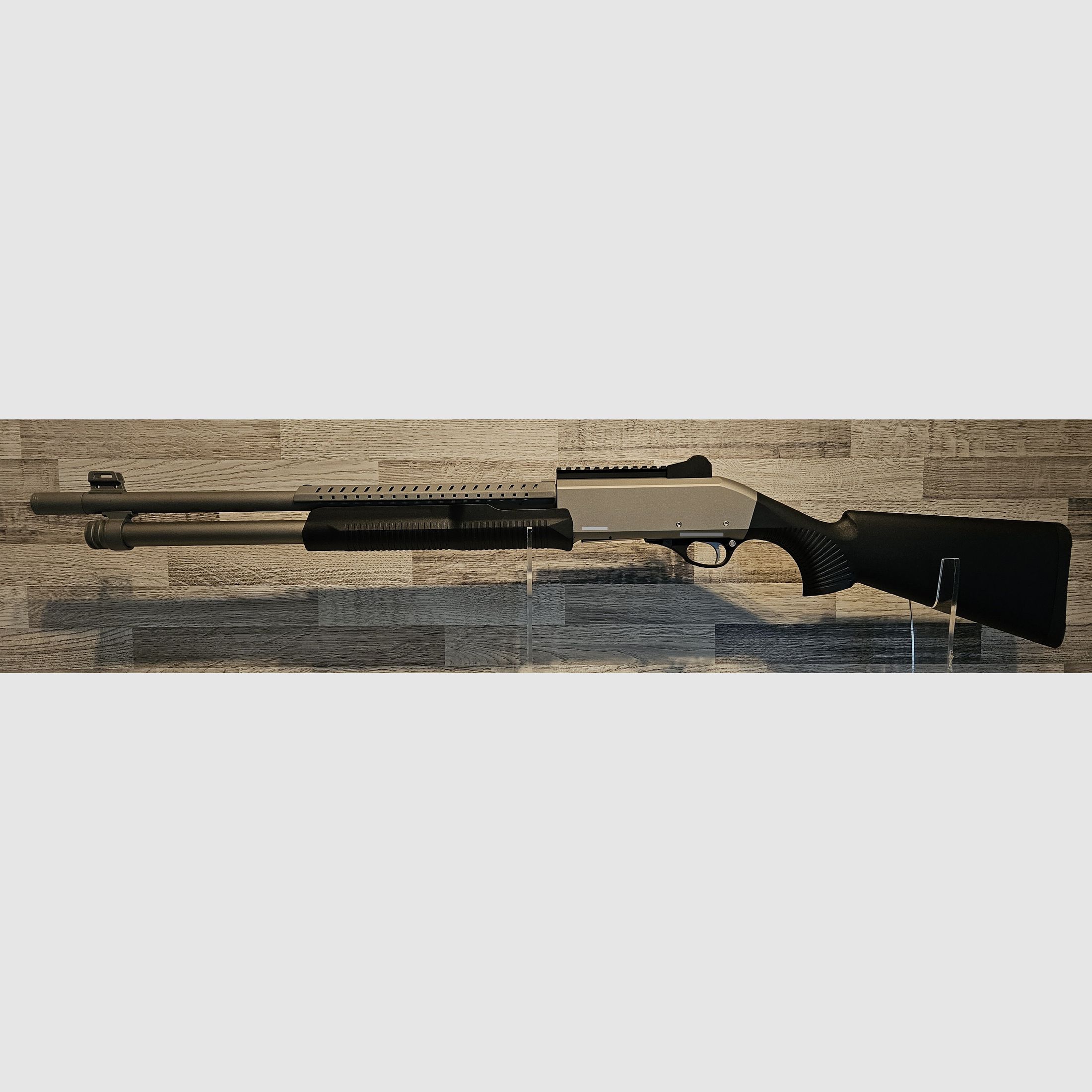 Neuware - Vorderschaftrepetierflinte Pumpgun Akkar Karatay TK-355 612PS Titanium Kal. 12/76