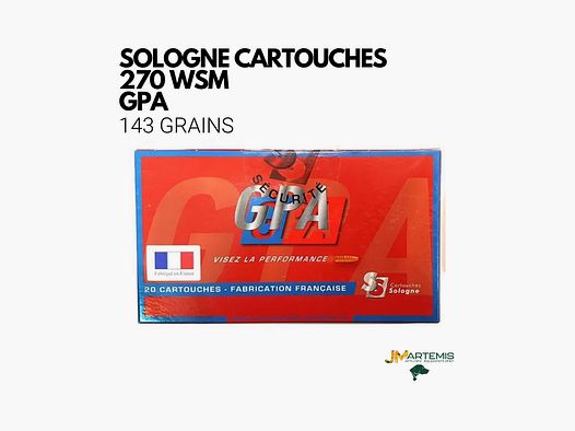 Cartuchos GPA 270 WSM 143gr