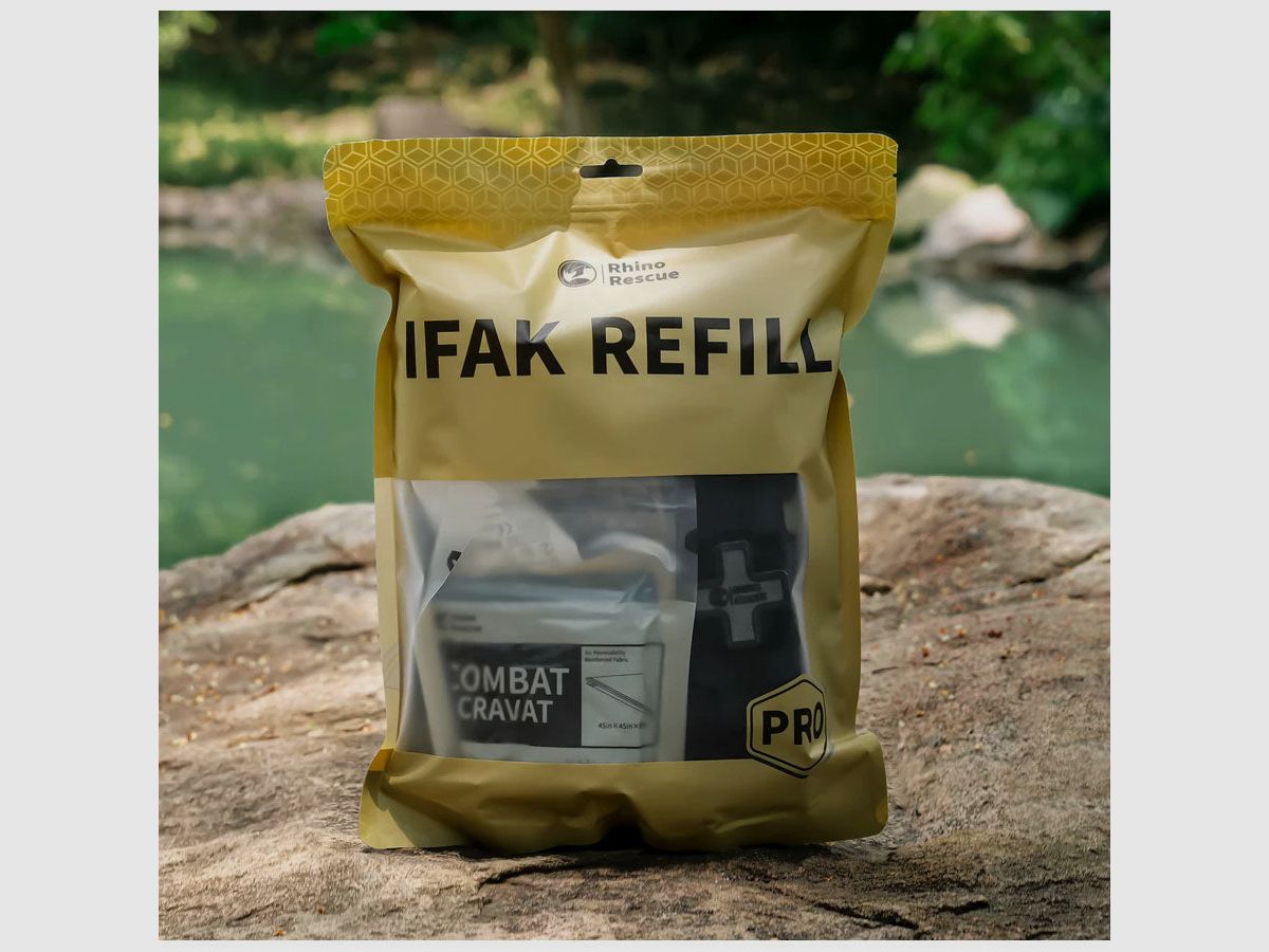 Kit di trauma tattico IFAK (B) Ricarica (17 pezzi) - incluso tourniquet in metallo, immagine 2 di 3