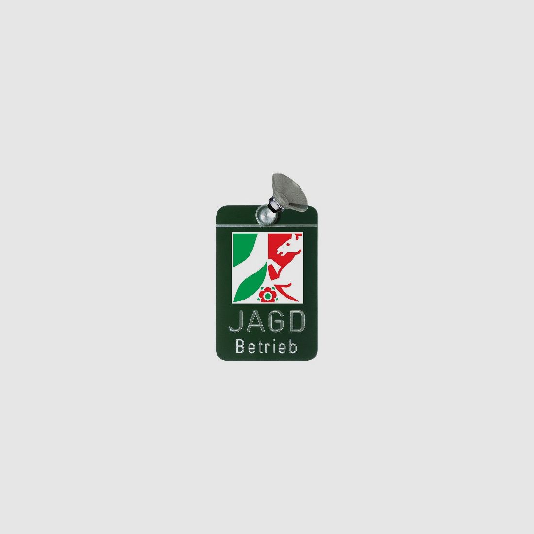 Autoschild Jagdbetrieb - Nordrhein-Westfalen