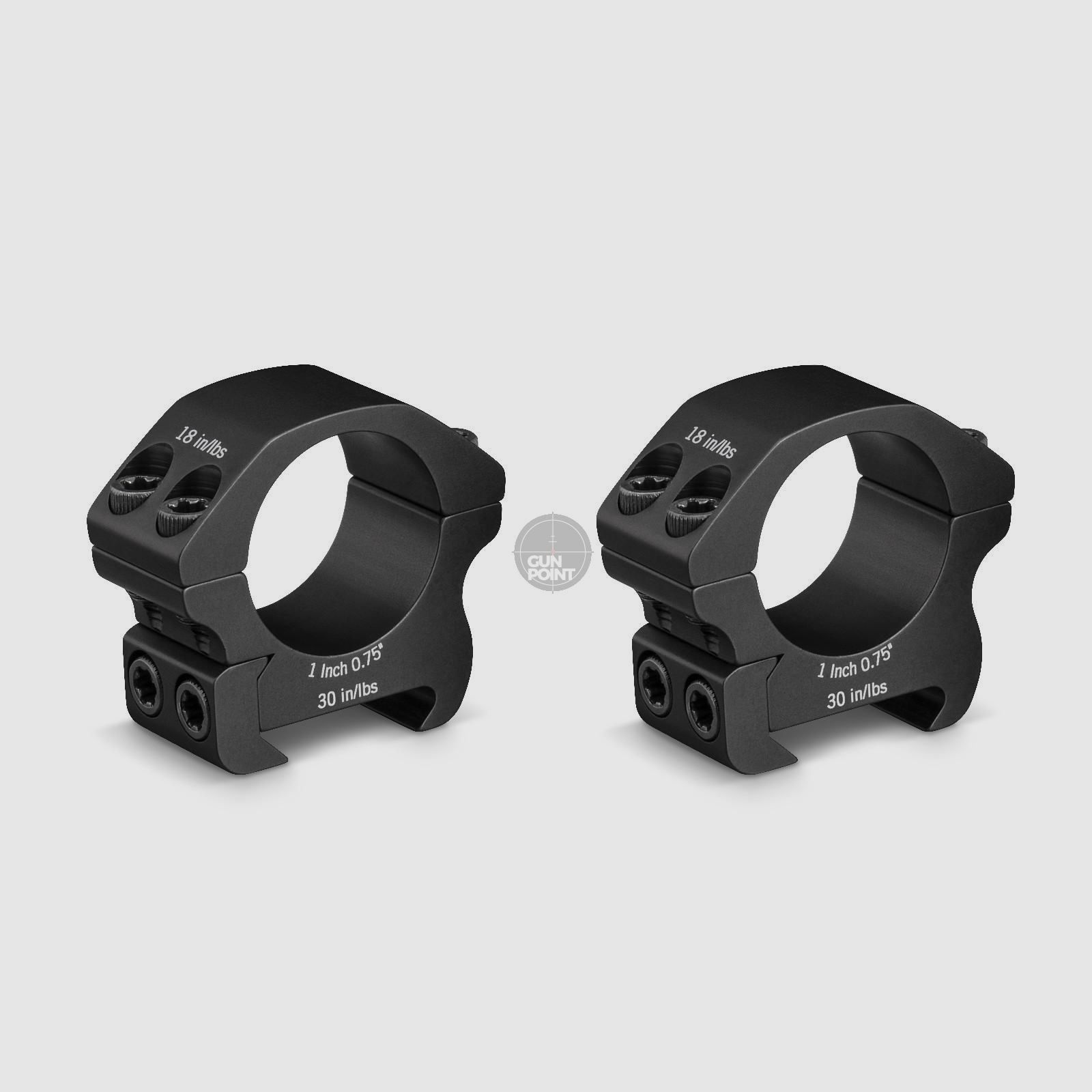 Vortex Optics Pro Series 1 Inch Ringe Low