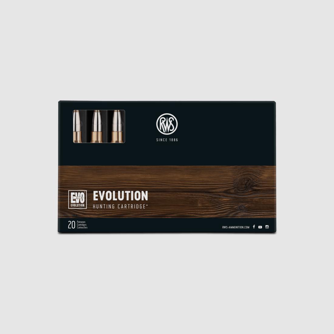 Munitions RWS Evolution Hunting Cal 300 Win Mag 184gr, image 1 sur 4