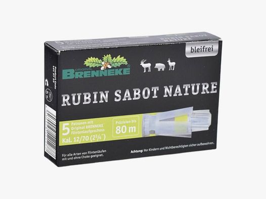 Brenneke 12/70 Rubin Sabot NATURE 19g
