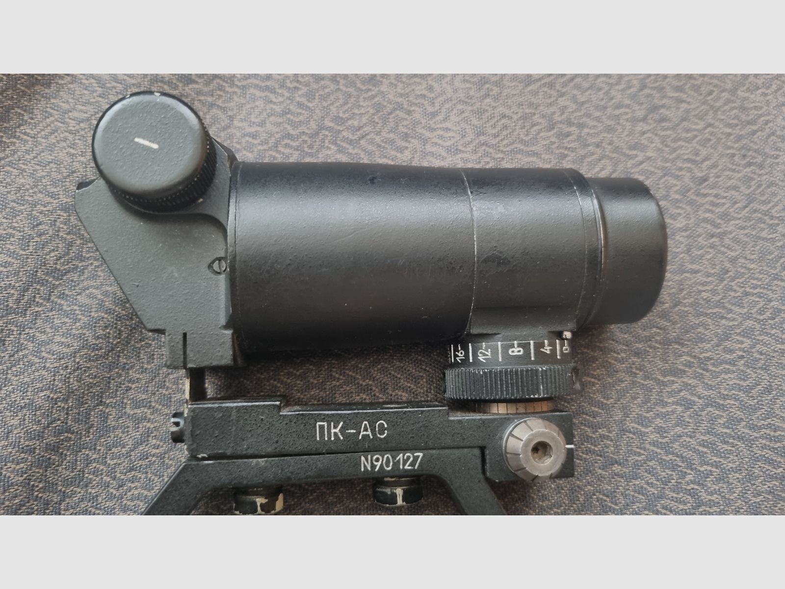 Collimatore russo BelOMO PK-AS per Ak74 Kalashnikov, SVD Dragunov +++ URSS mirino a punto rosso +++