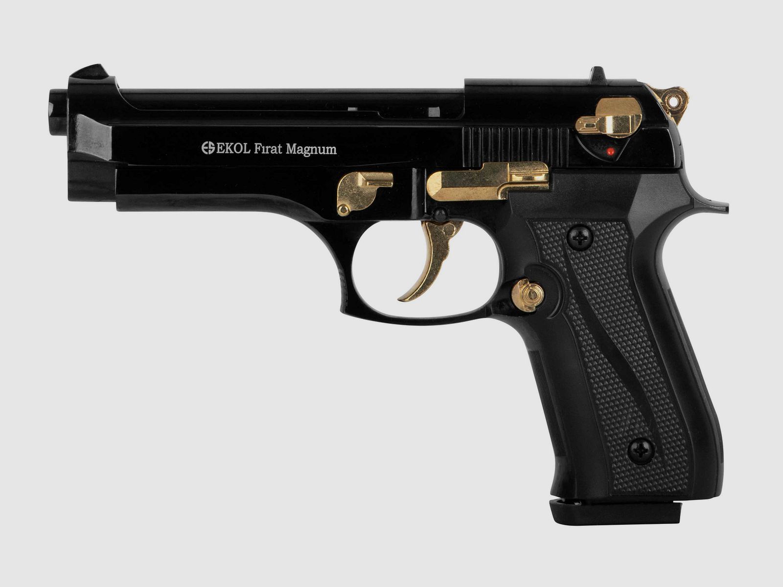 EKOL Firat Magnum Schwarz-Gold 9mm P.A.K. - Gas Signal