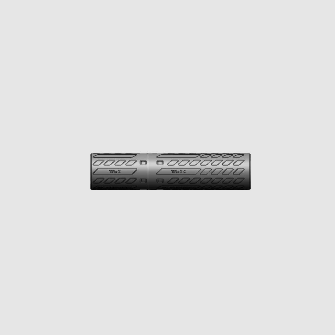 Schalldämpfer B&T Overbarrel TiRe-X Compact, < 8.0mm, Titan, M15x1