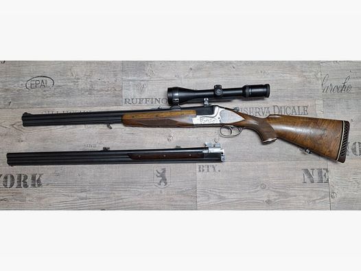 Merkel Bockdoppelflinte & Wechsellauf 12/70