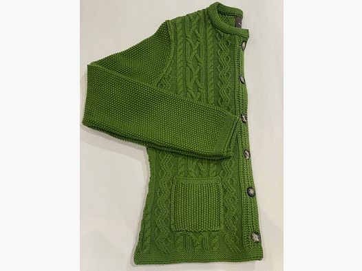 Habsburg Cardigan Donna Mix Cotone-Cashmere in Verde