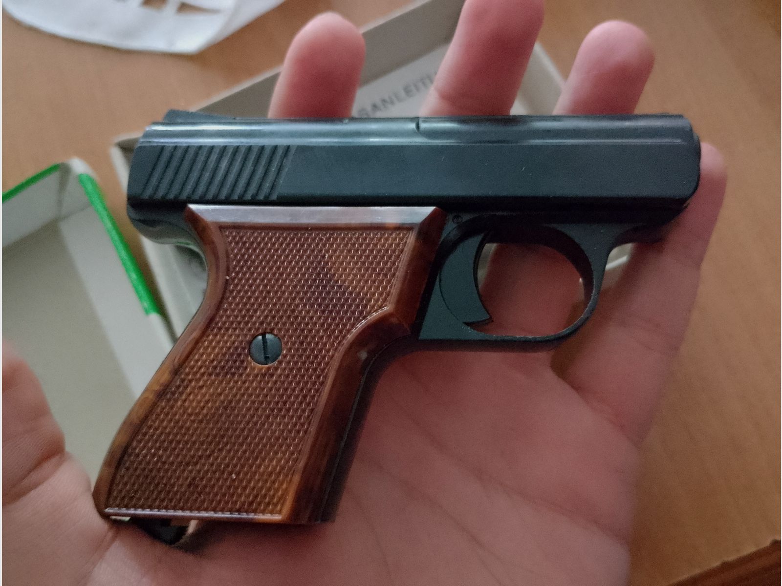 Stary Rhöner SM 15 kal. 8 mm huk w PTB 83/2 z opakowaniem!