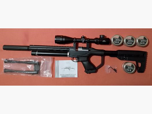 UX NOTOS CRK BLK CARBINE RIFLE KIT - PCP AIR RIFLE - 4.5 MM