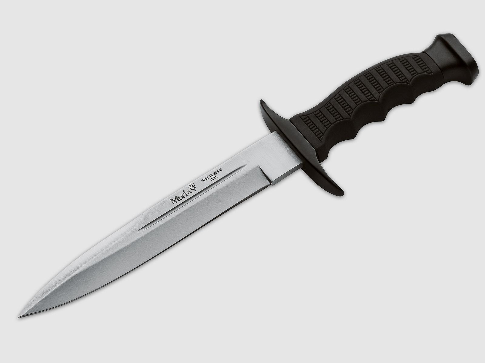 MUELA MOUNTAIN 57-61 HRC Jäger Messer,hochwertige Lederscheide