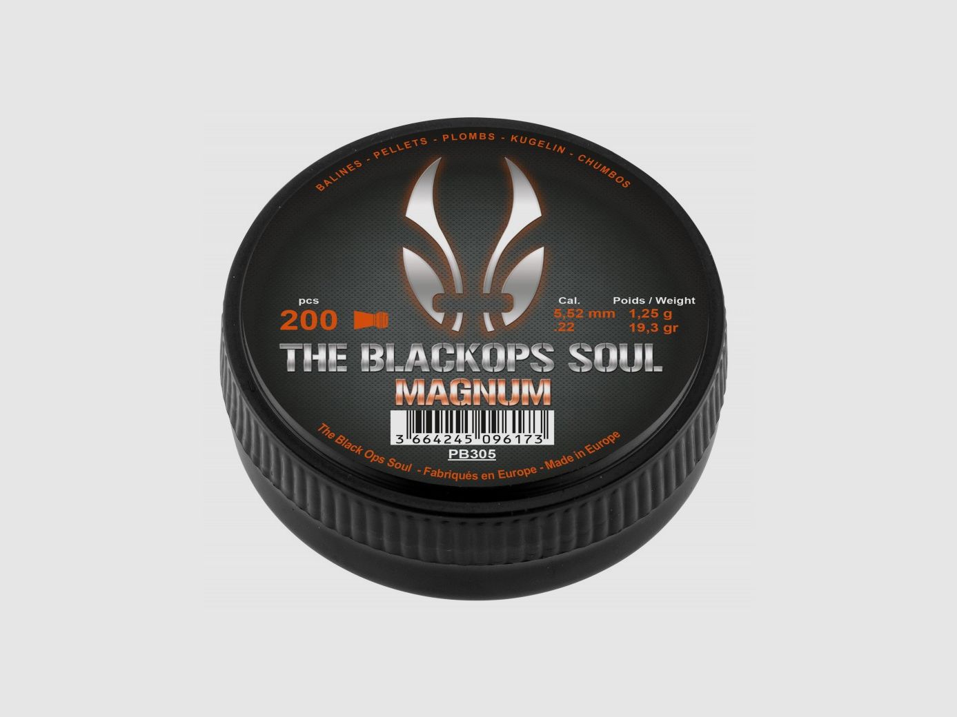 Plombs The Black Ops Soul MAGNUM Cal. 5,5 mm