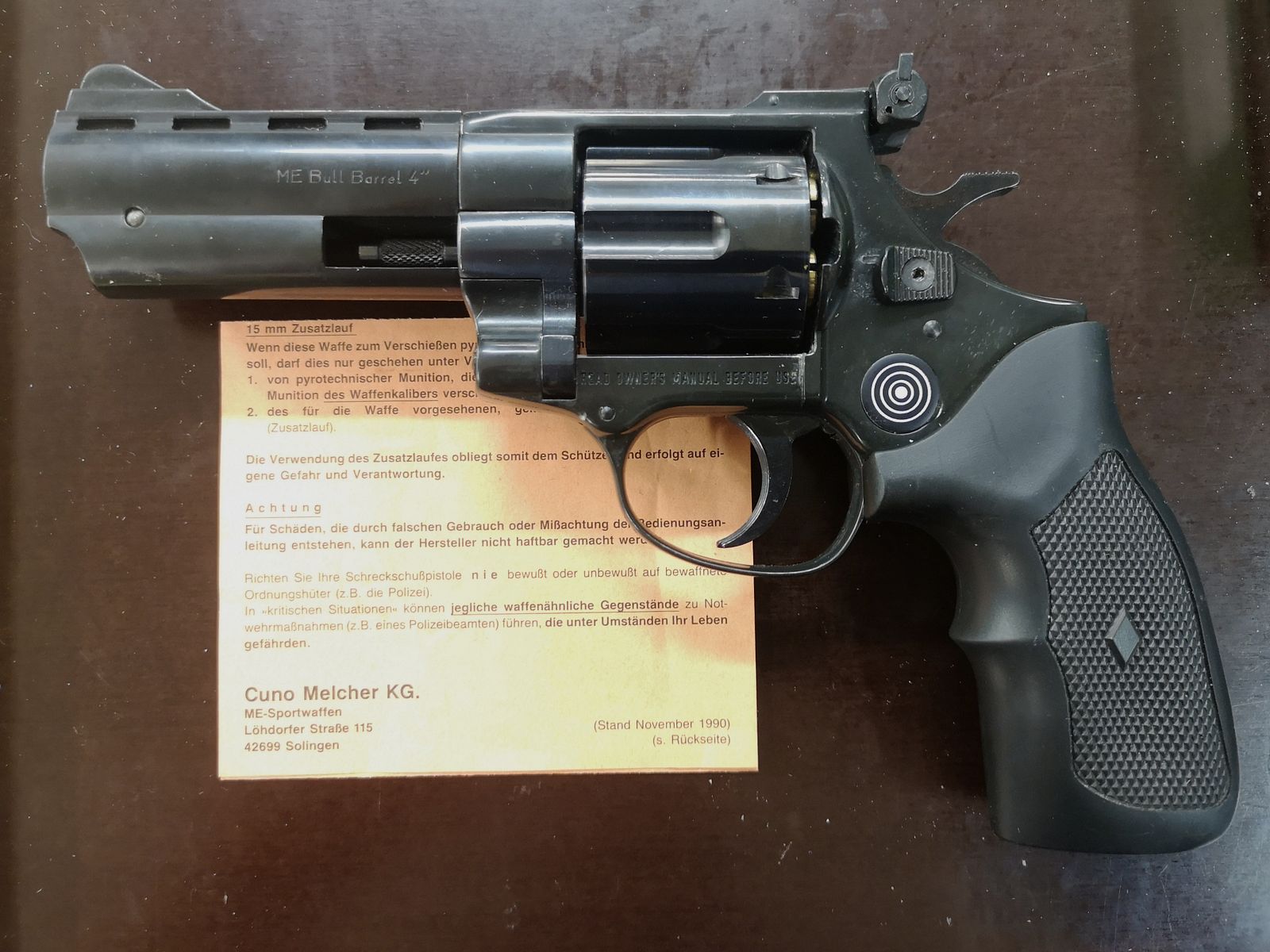 LEP Revolver ME Bull Barrel 4"