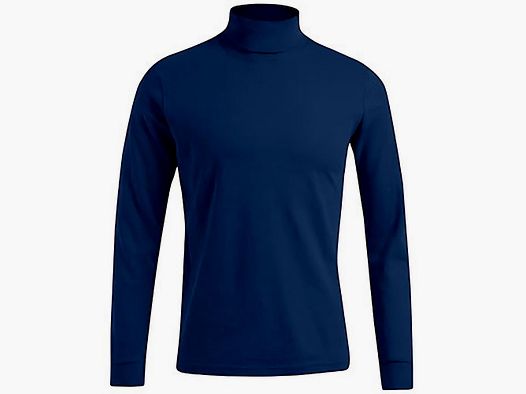 OBRAMO Rollkragen Pullover Navy XL