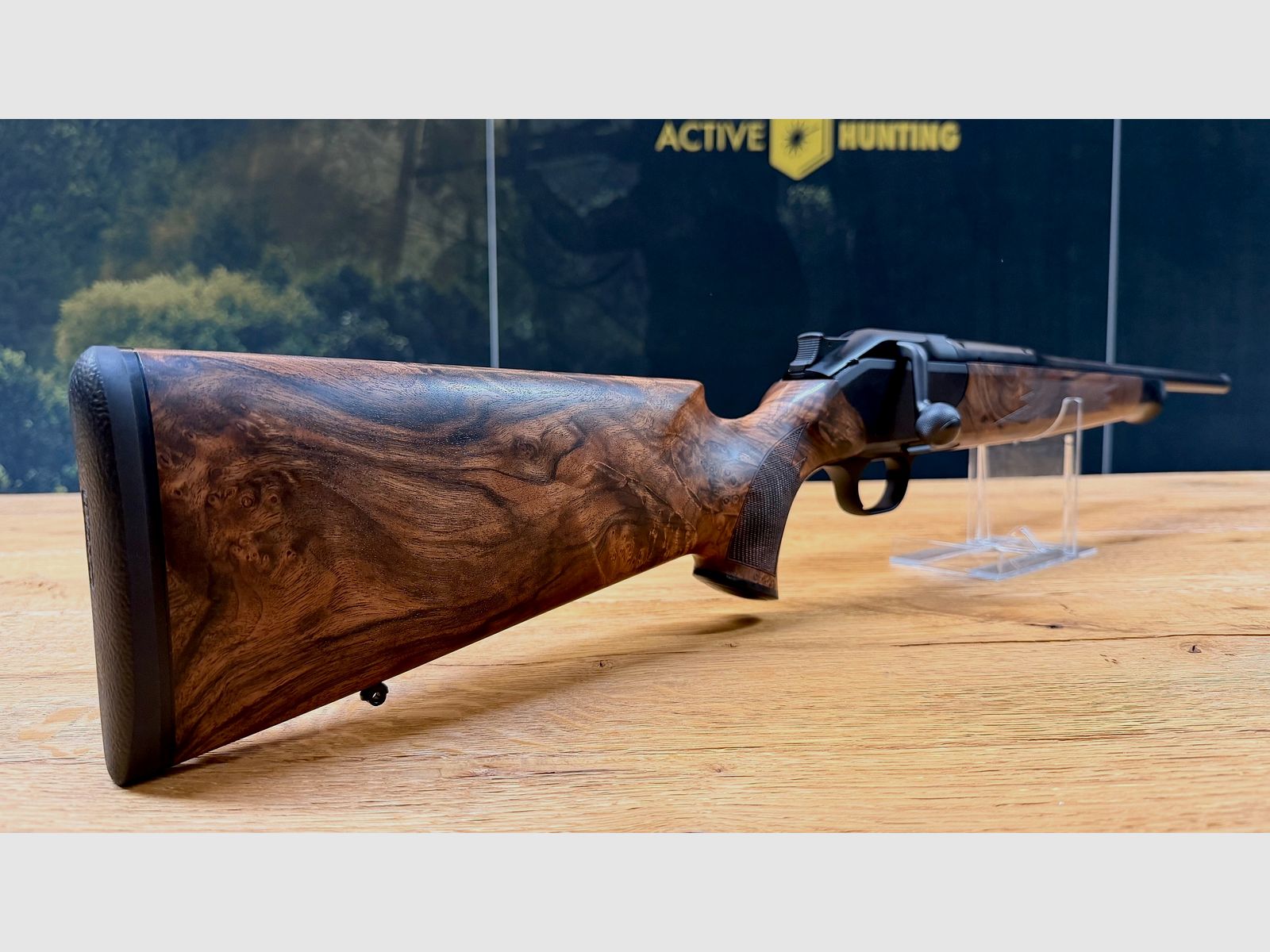 Blaser R8 Holzklasse 7 / Stahlkugel graviert mit Fischhaut / Kaliber und Lauflänge nach Wahl, Bild 5 von 11