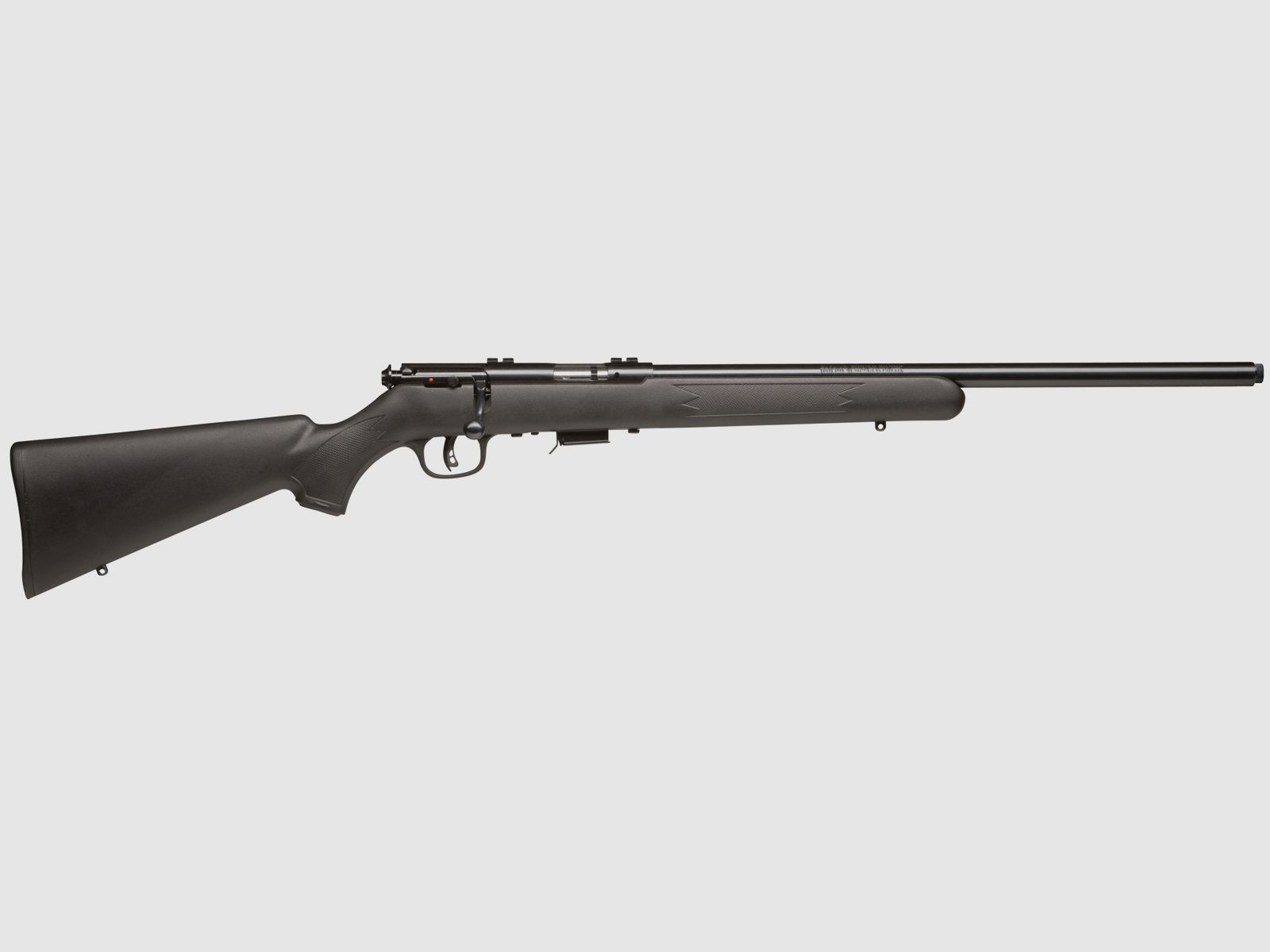 Savage 93R17FV-SR .17HMR longueur du canon 53 cm / 1/2''-20 UNEF / sans organes de visée, canon lourd / avec bases Weaver, poids sans organes de visée, fileté ½“ 20 UNF, .17HMR, 53 cm