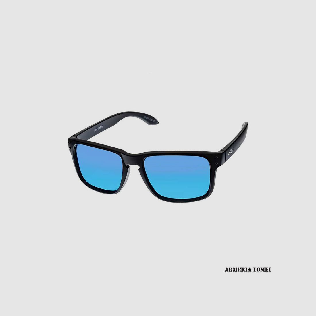 GLASSES – STORM – WILDEYE SEABASS MATTE BLACK BLUE GLASS, image 1 of 2