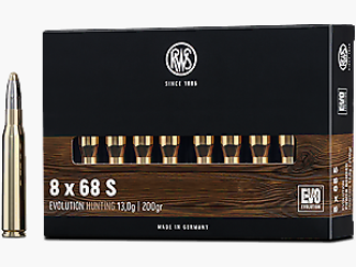 RWS Büchsenmunition Kal. 8x68S 13g Evolution