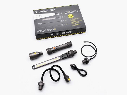 Ledlenser 202136 Workers Friend Taschenlampe flex Montagelampe Inspektionslampe