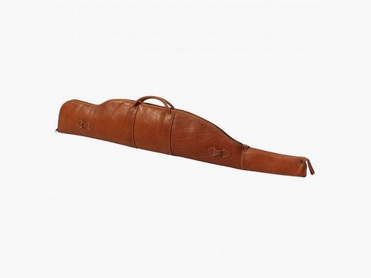 Fritzmann fodero per fucile in pelle marrone 125x22cm